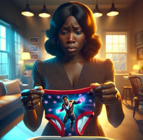 Standing Up With Underpants
