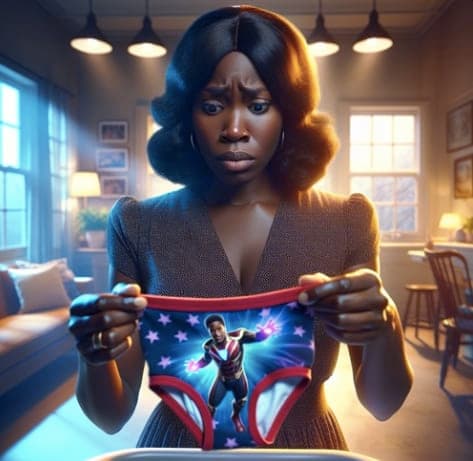 Standing Up With Underpants